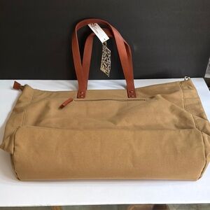 Erin Condren Tan Canvas Tote Bag